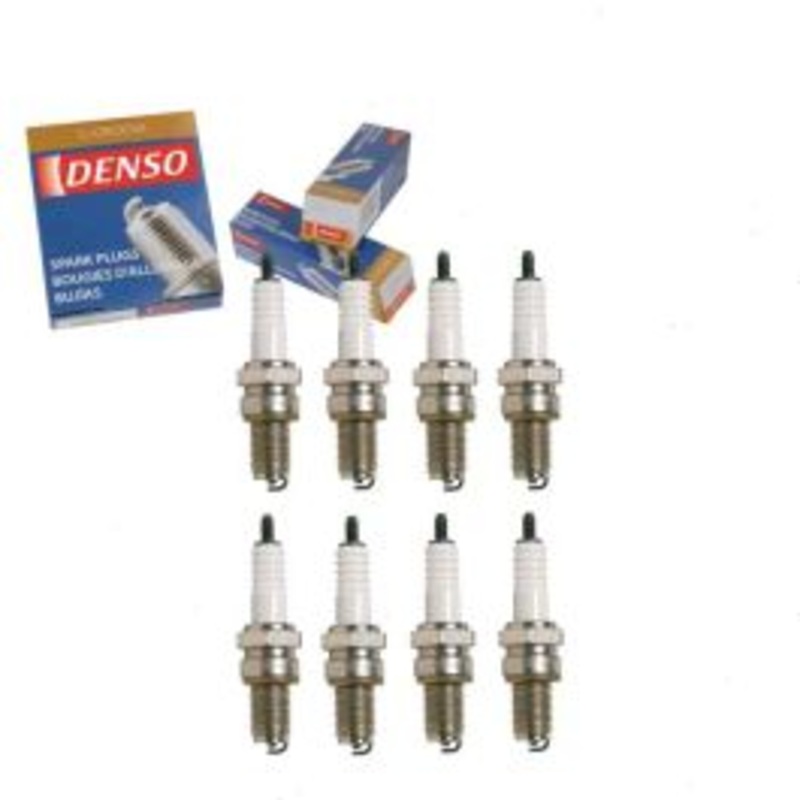 8 pc DENSO Standard U-Groove Spark Plugs for 1989-1993 Ferrari Mondial t 3.4L V8