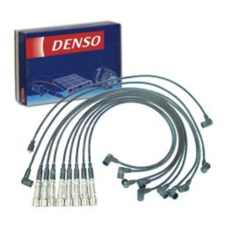 DENSO Spark Plug Wire Set for 1984-1985 Mercedes-Benz 380SE 3.8L V8