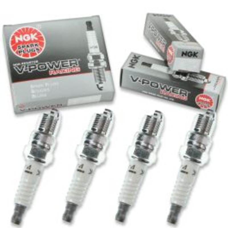 4 pc NGK V-Power Racing 6468 R5674-9 Spark Plugs