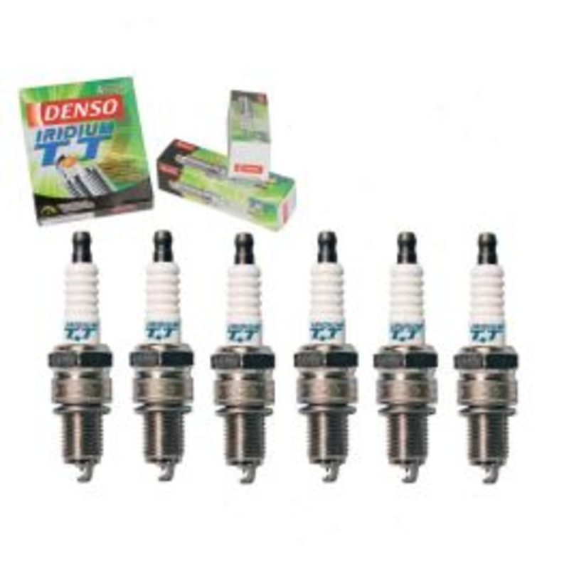 6 pc DENSO Iridium TT Spark Plugs for 1960-1964 Plymouth Savoy 3.7L L6