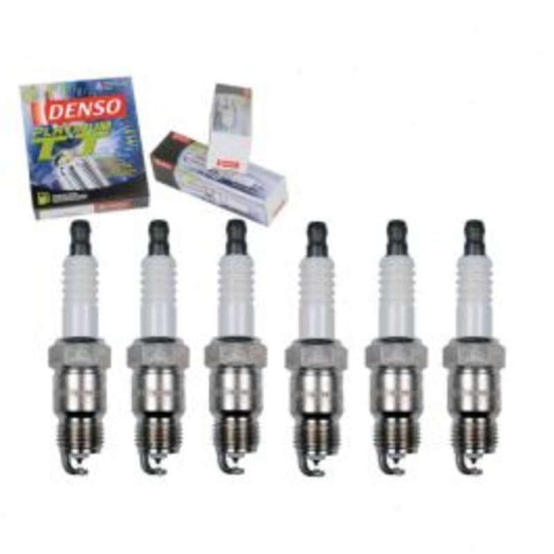 6 pc DENSO Platinum TT Spark Plugs for 1977-1980 Buick Skyhawk 3.8L V6
