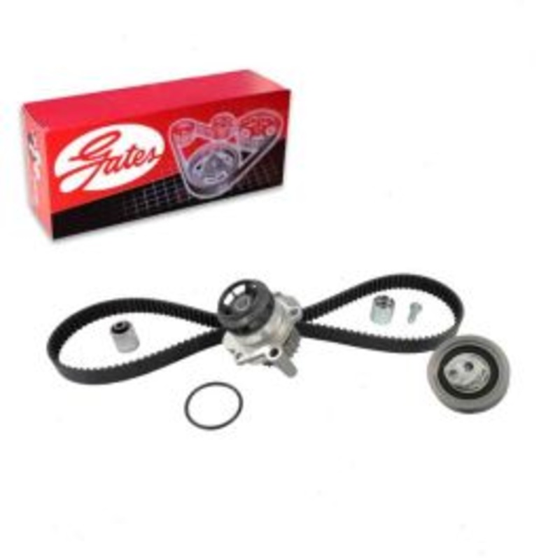 Gates PowerGrip Timing Belt Kit with Water Pump for 2005-2009 Audi A4 Quattro 2.0L L4