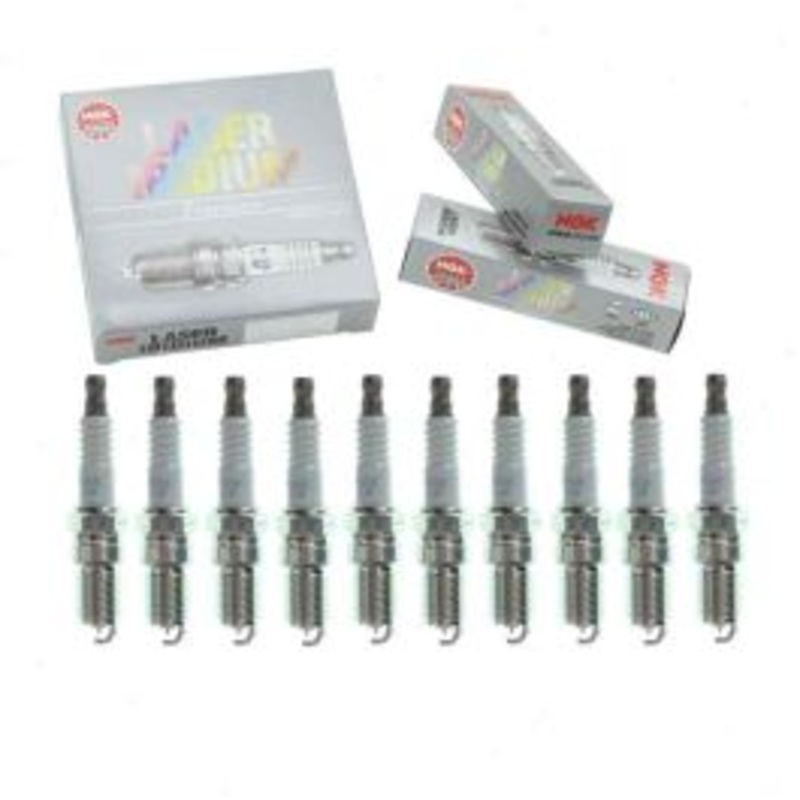 10 pc NGK Laser Iridium Spark Plugs for 1999-2004 Ford F-550 Super Duty 6.8L V10