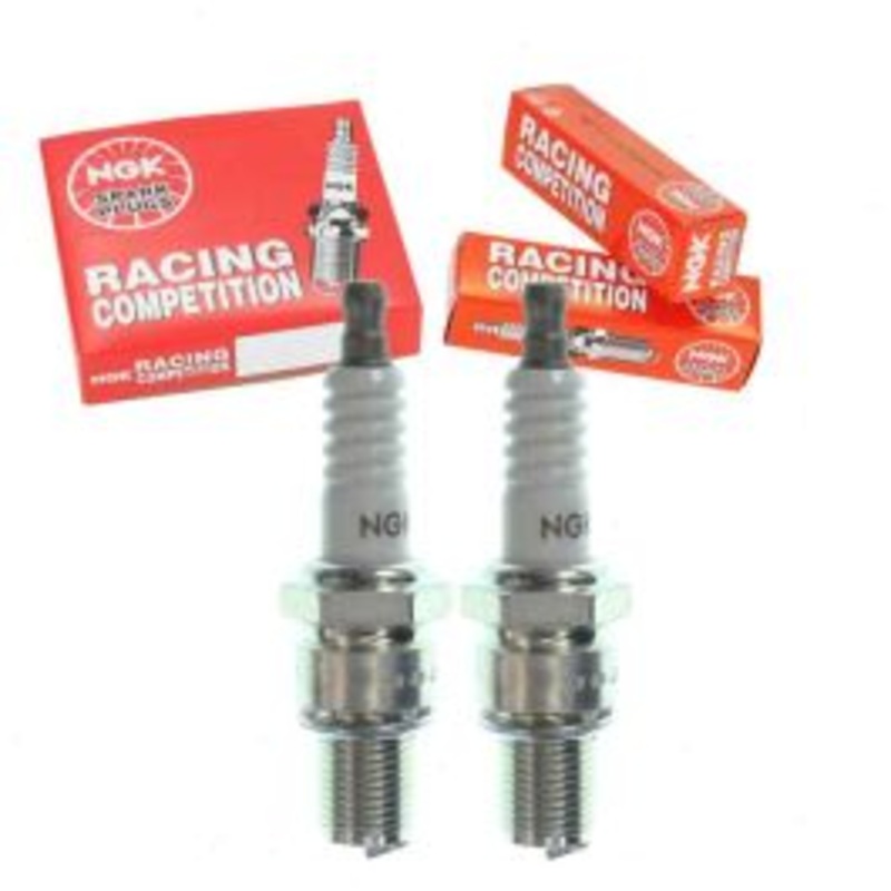 2 pc NGK Racing 4076 R6254K-105 Spark Plugs