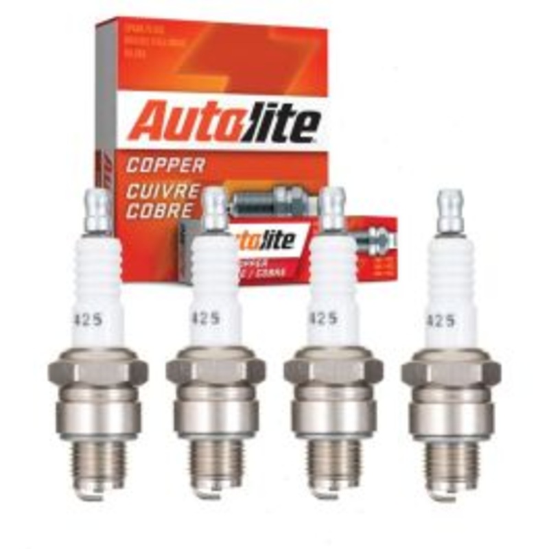 4 pc Autolite Copper Core Spark Plugs for 1952-1957 Skoda 1200