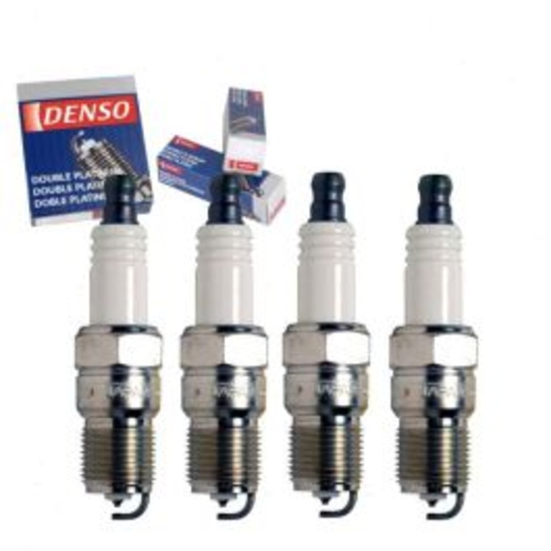 4 pc DENSO Double Platinum Spark Plugs for 1985-1987 Mercury Lynx 1.9L L4