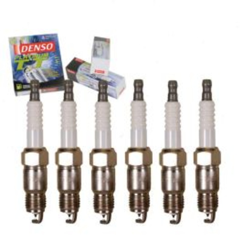 6 pc DENSO Platinum TT Spark Plugs for 1987 GMC R2500 4.3L V6