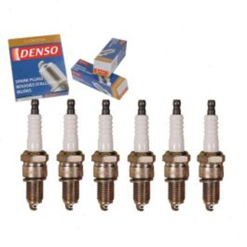 6 pc DENSO Standard U-Groove Spark Plugs for 1967-1970 Dodge A108 Van 2.8L 3.2L 3.7L L6