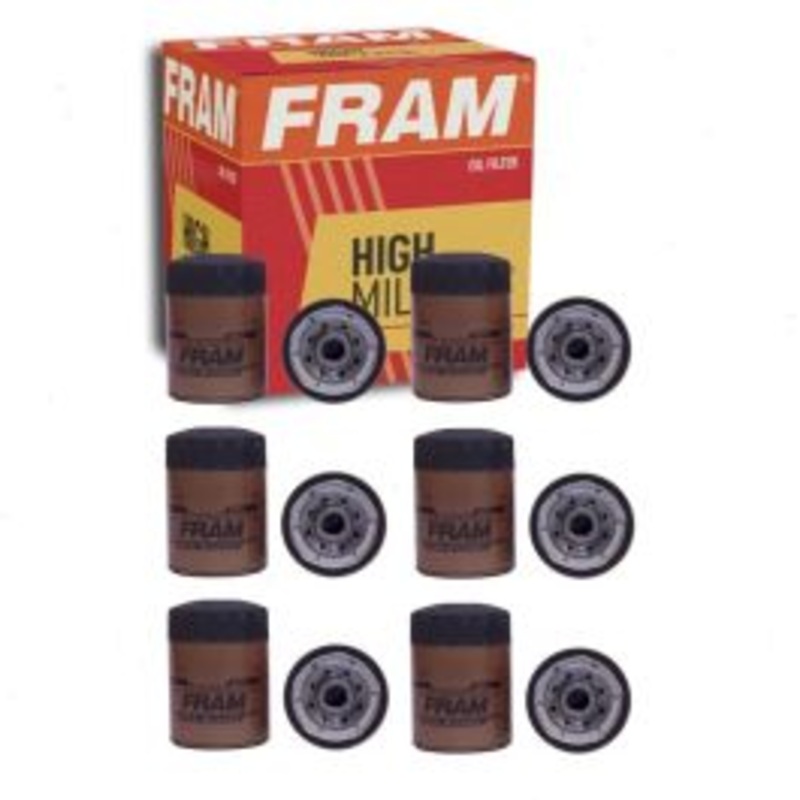 6 pc FRAM High Mileage HM5 Engine Oil Filters