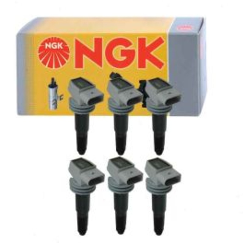 6 pc NGK Ignition Coils for 2009-2019 Porsche 911 3.0L 3.4L 3.6L 3.8L 4.0L H6