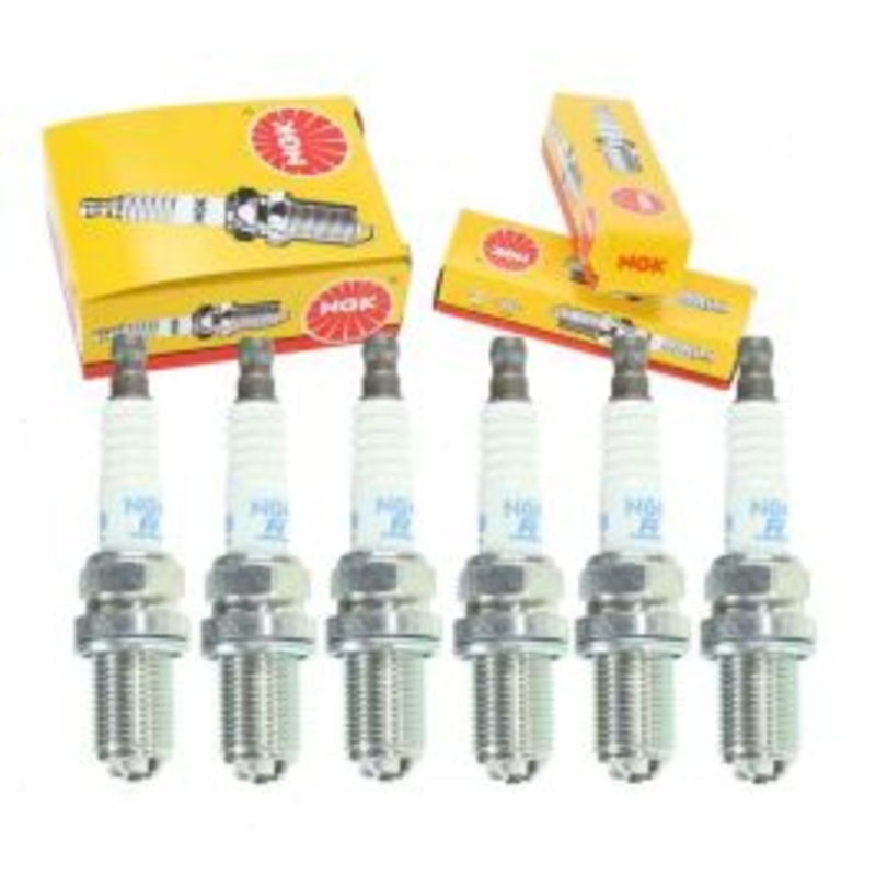 6 pc NGK Standard Spark Plugs for 1996-2000 BMW 328i 2.8L L6