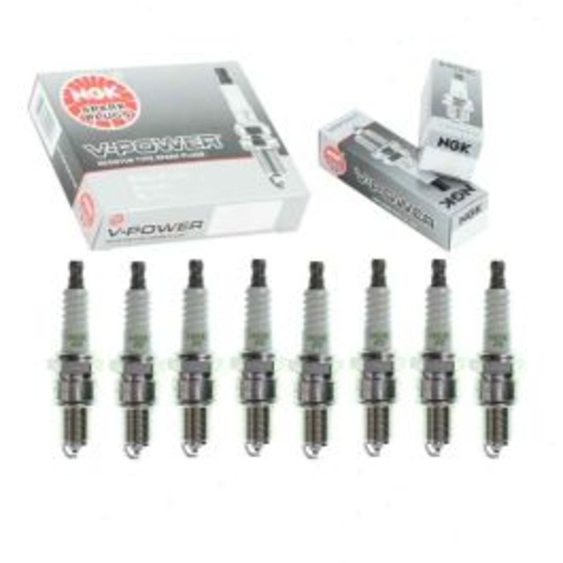 8 pc NGK V-Power Spark Plugs for 1971-1975 Alfa Romeo Montreal 2.6L V8
