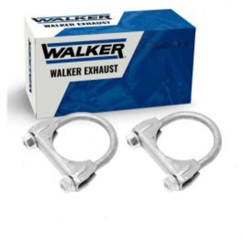 2 pc Walker Exhaust Clamps for 1982-1985 Pontiac 6000 2.5L 2.8L L4 V6
