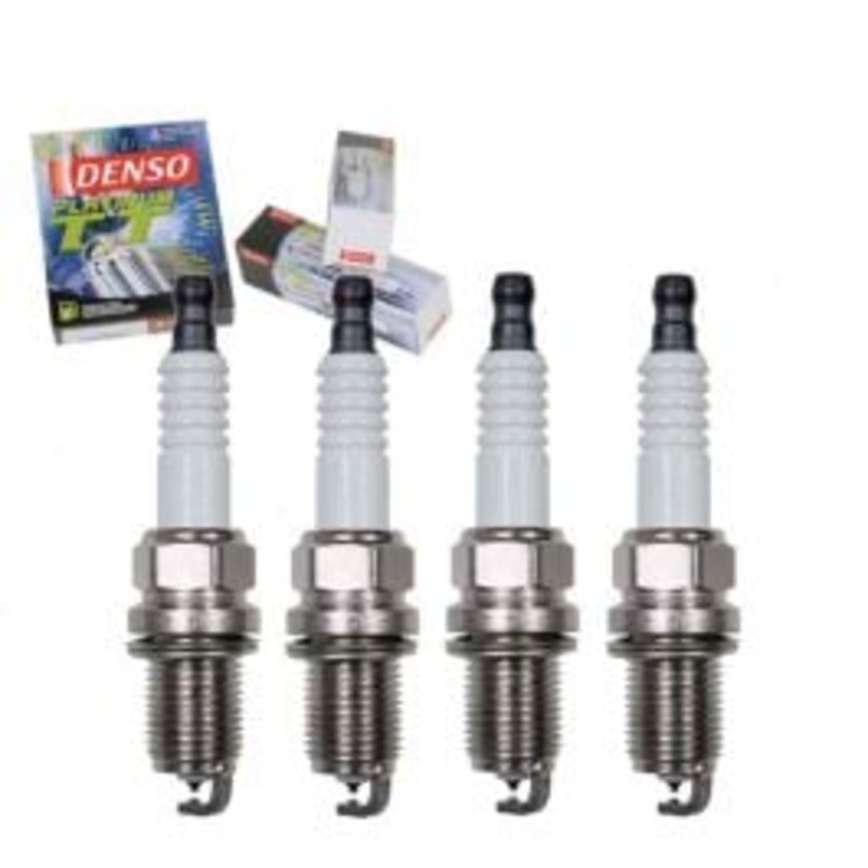 4 pc DENSO Platinum TT Spark Plugs for 1997-2014 Audi A4 Quattro 1.8L 2.0L L4