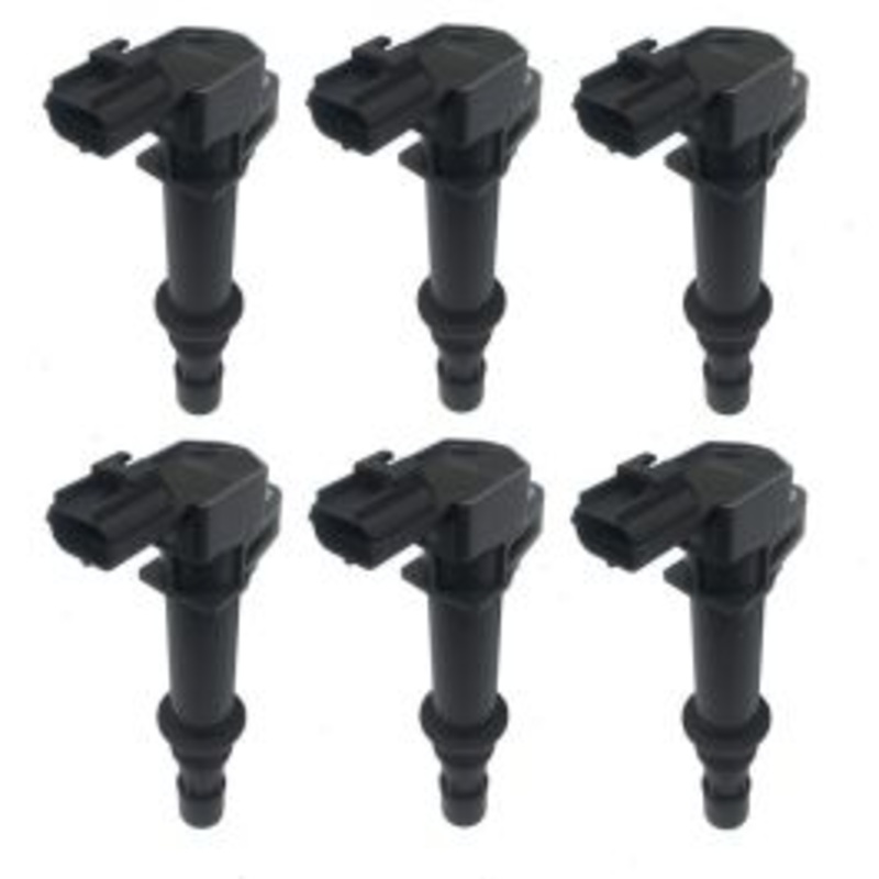 6 pc Hitachi Ignition Coils for 2002-2008 Jeep Liberty 3.7L V6