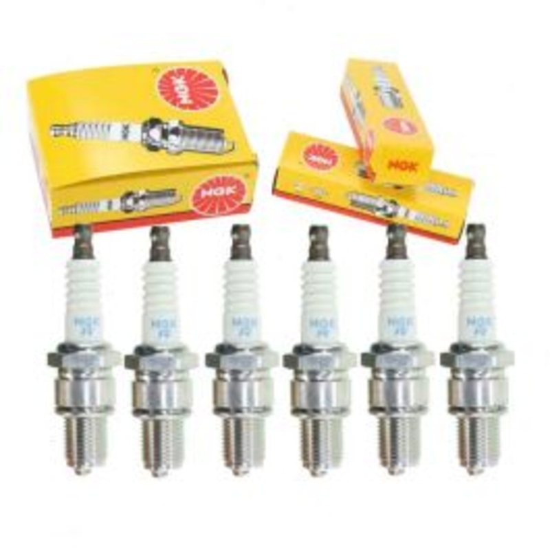6 pc NGK Standard 3194 BR9ES SOLID Spark Plugs