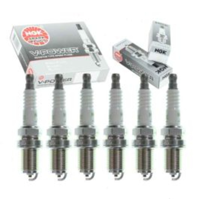 6 pc NGK V-Power 7938 BKR5E Spark Plugs