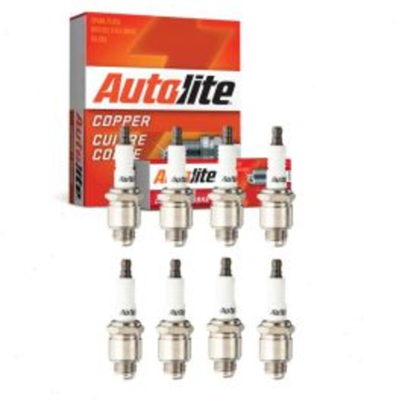 8 pc Autolite Copper Core Spark Plugs for 1955-1959 GMC S300 5.2L 5.3L 5.5L 5.7L 6.1L V8