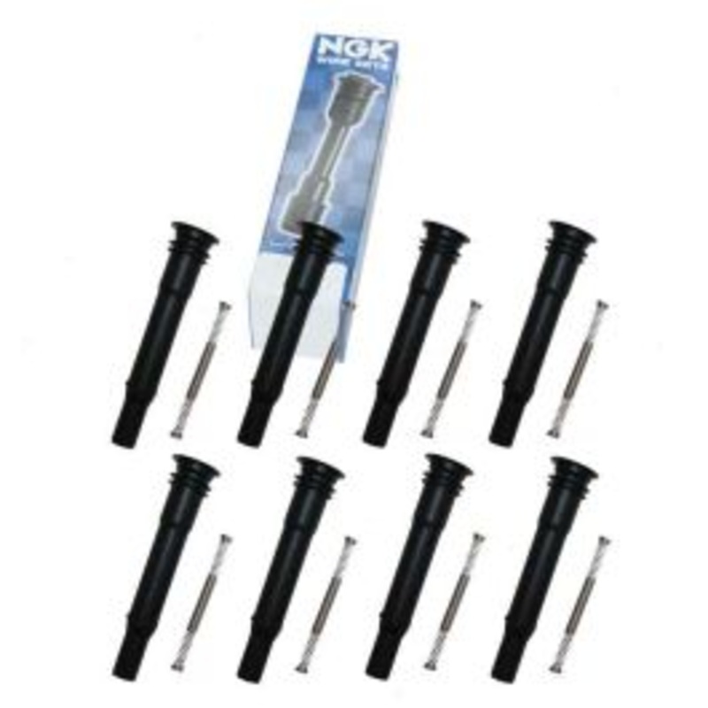 8 pc NGK Ignition Coil Boots for 2007-2009 Mercedes-Benz CLK63 AMG 6.3L V8