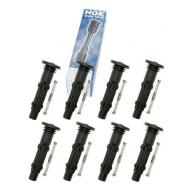 8 pc NGK Ignition Coil Boots for 2008-2011 Mercedes-Benz ML550 5.5L V8