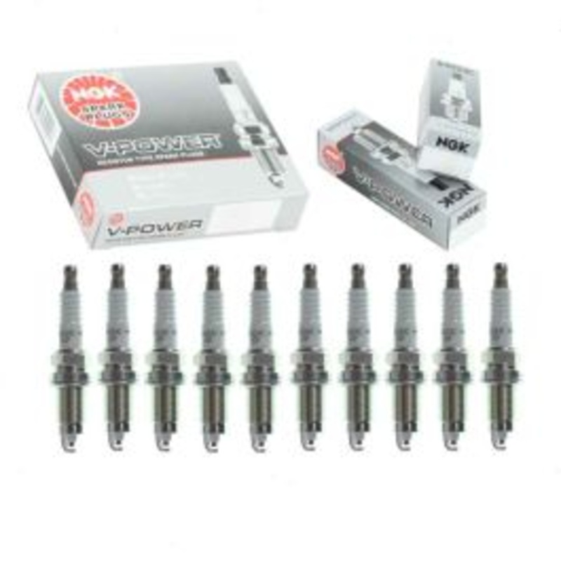 10 pc NGK V-Power 7252 FR5-1 Spark Plugs
