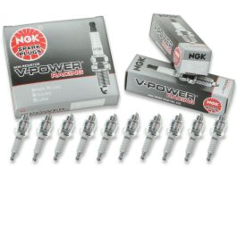 10 pc NGK V-Power Racing 2891 R5670-7 Spark Plugs