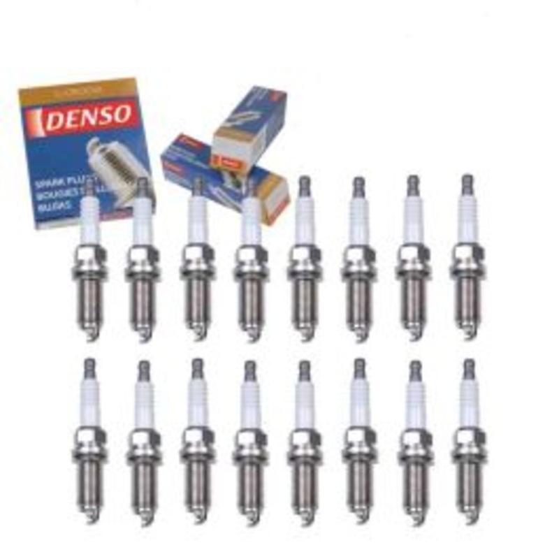 16 pc DENSO Standard U-Groove Spark Plugs for 2003 Mercedes-Benz E55 AMG 5.5L V8