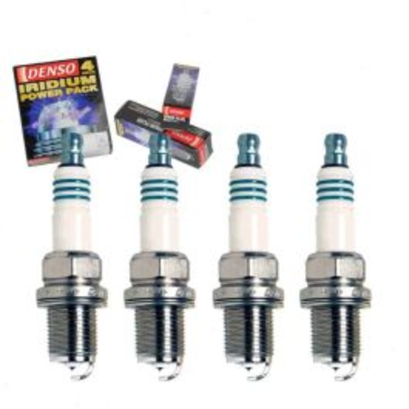 4 pc DENSO Iridium Power Spark Plugs for 1988-1989 Mazda MX-6 2.2L L4