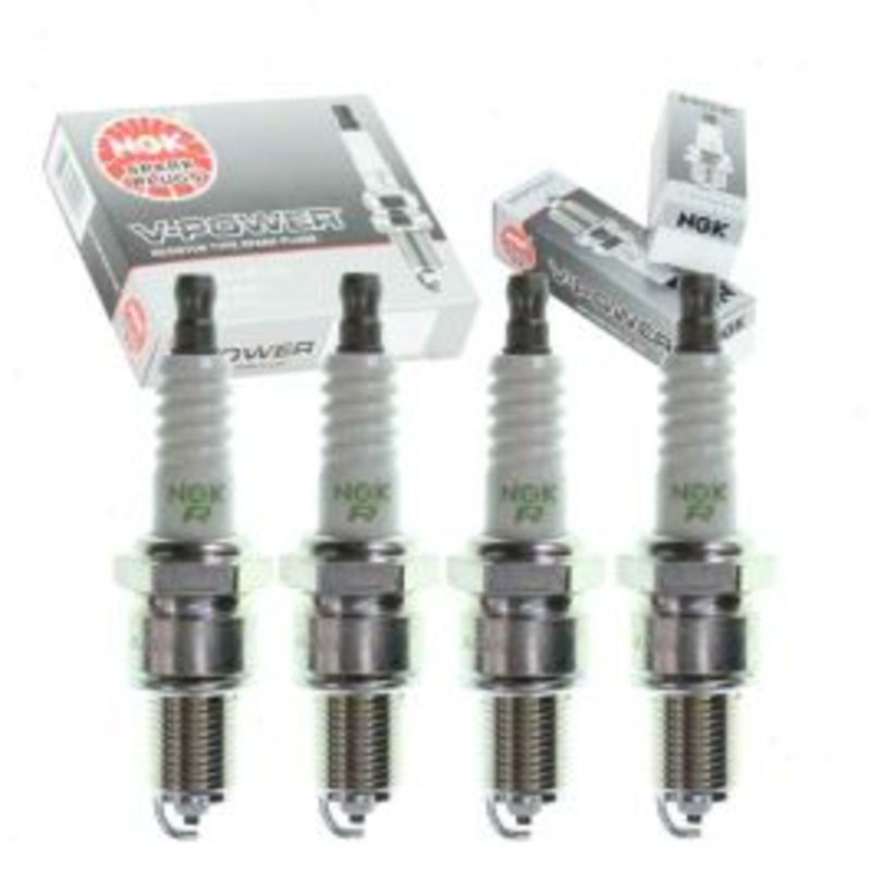 4 pc NGK V-Power Spark Plugs for 1971-1973 Plymouth Cricket 1.5L L4