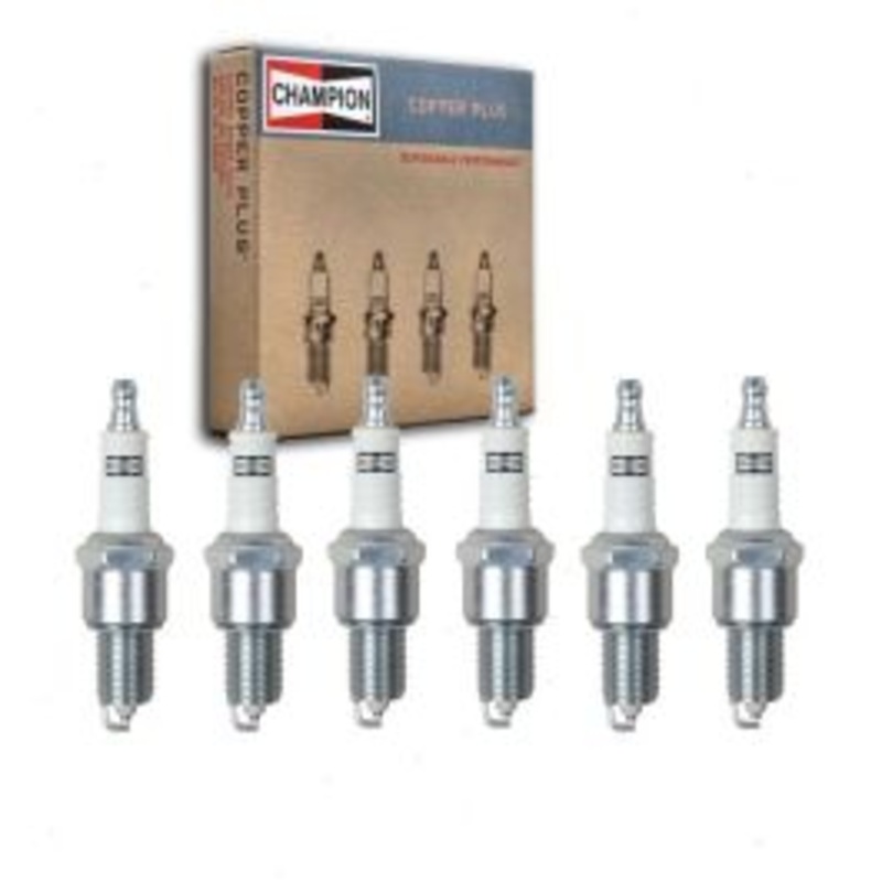 6 pc Champion Copper Plus Spark Plugs for 1961-1962 Jensen 541S 3.9L 4.0L L6