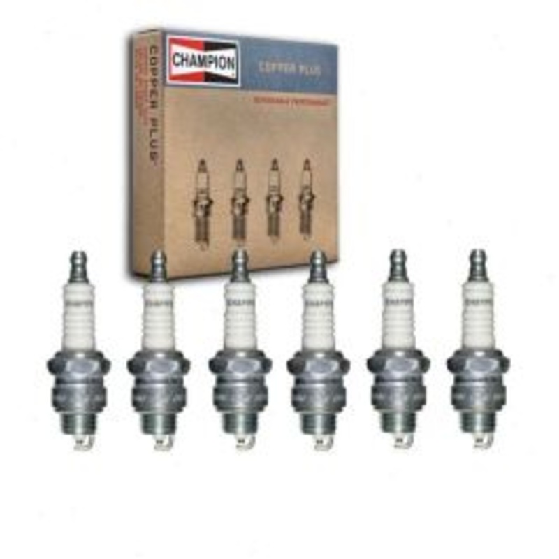 6 pc Champion Copper Plus Spark Plugs for 1966-1971 Jeep Commando 3.7L V6