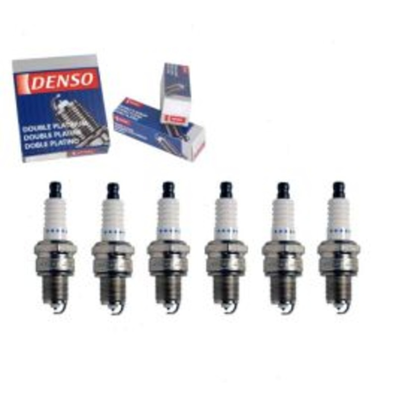 6 pc DENSO Double Platinum Spark Plugs for 1988-1996 Plymouth Grand Voyager 3.0L 3.3L V6