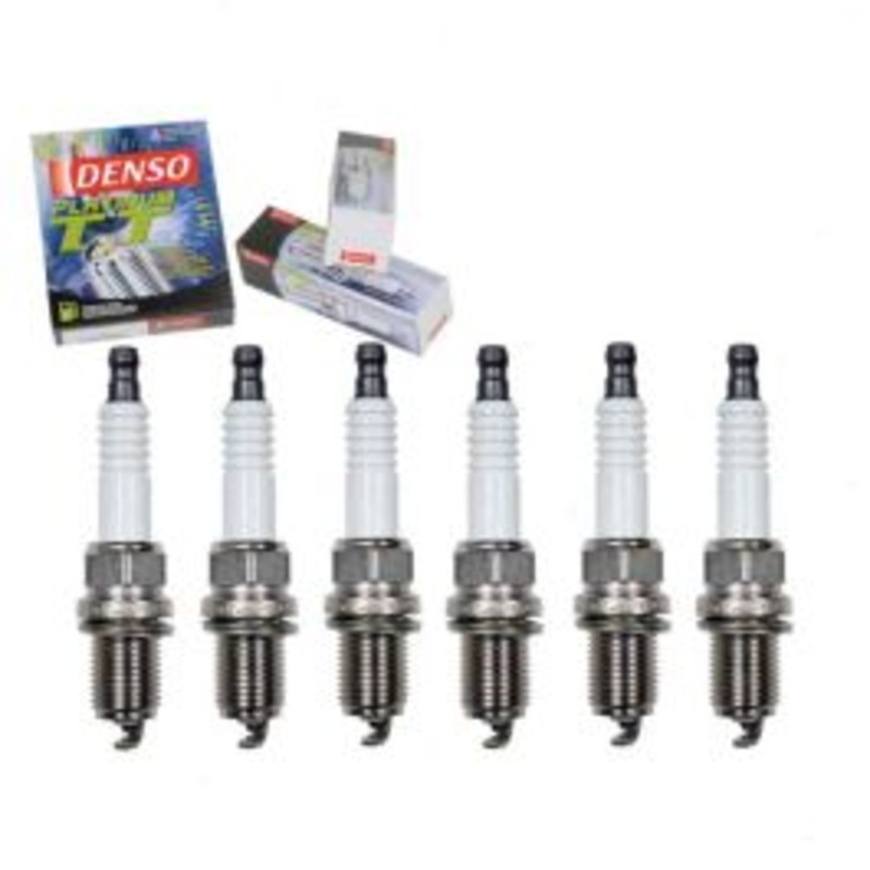 6 pc DENSO Platinum TT Spark Plugs for 1987-1989 Jaguar XJ6 3.6L L6
