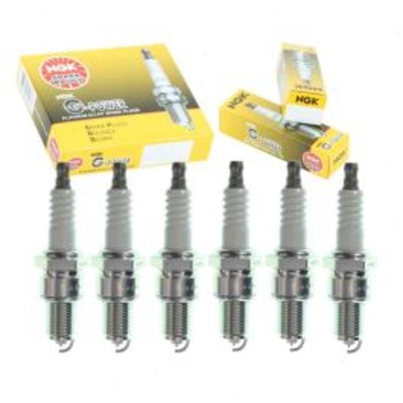 6 pc NGK G-Power Spark Plugs for 1966 GMC PB25 Series 4.1L L6