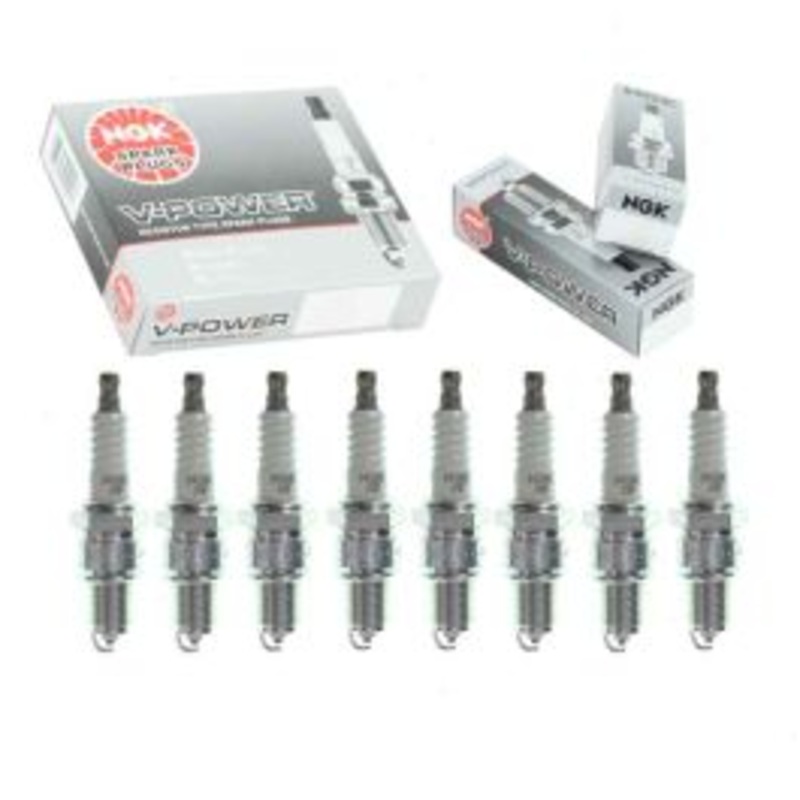 8 pc NGK V-Power Spark Plugs for 1968-1969 GMC K15 K1500 Pickup 6.5L V8