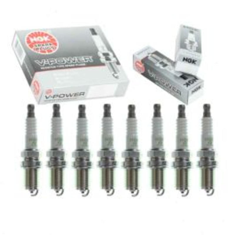 8 pc NGK V-Power Spark Plugs for 2005-2009 Jaguar Super V8 4.2L V8
