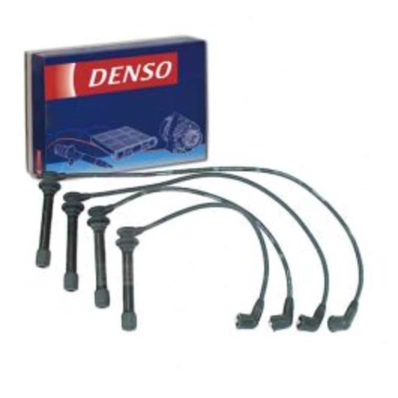 DENSO Spark Plug Wire Set for 1998-2001 Nissan Frontier 2.4L L4