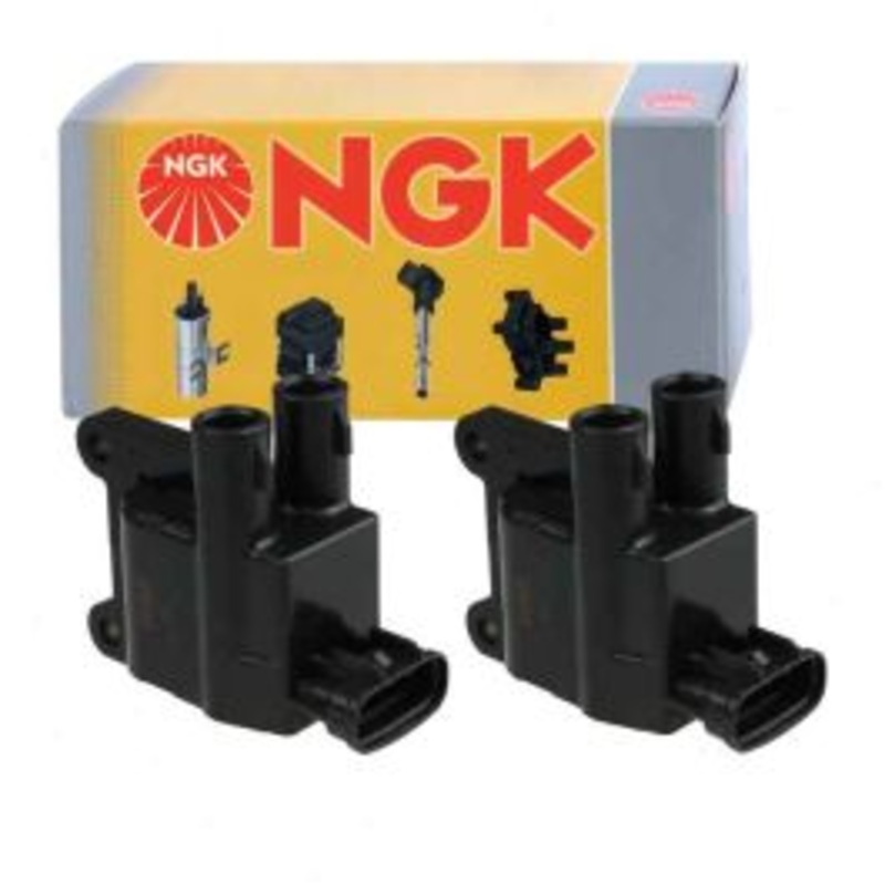 2 pc NGK Ignition Coils for 1997-2000 Toyota Tacoma 2.4L 2.7L L4