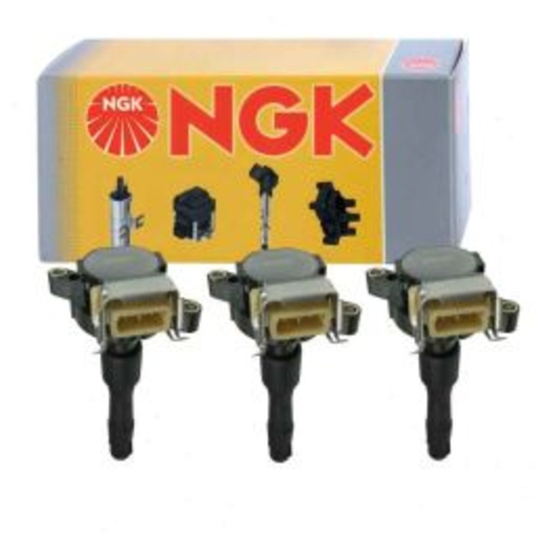3 pc NGK Ignition Coils for 2002-2004 Land Rover Freelander 2.5L V6