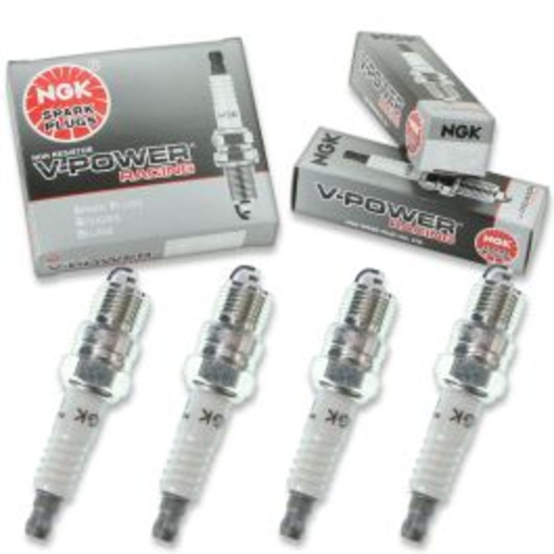 4 pc NGK V-Power Racing 4449 R5674-6 Spark Plugs