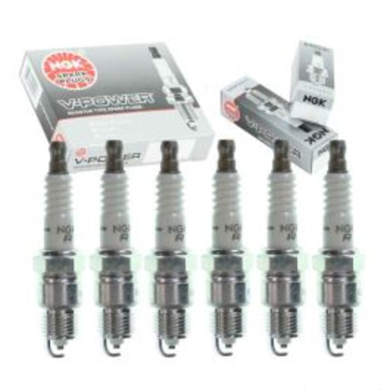 6 pc NGK V-Power 6945 UR45 Spark Plugs