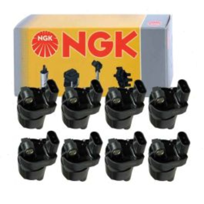 8 pc NGK Ignition Coils for 2007-2019 GMC Sierra 2500 HD 6.0L V8