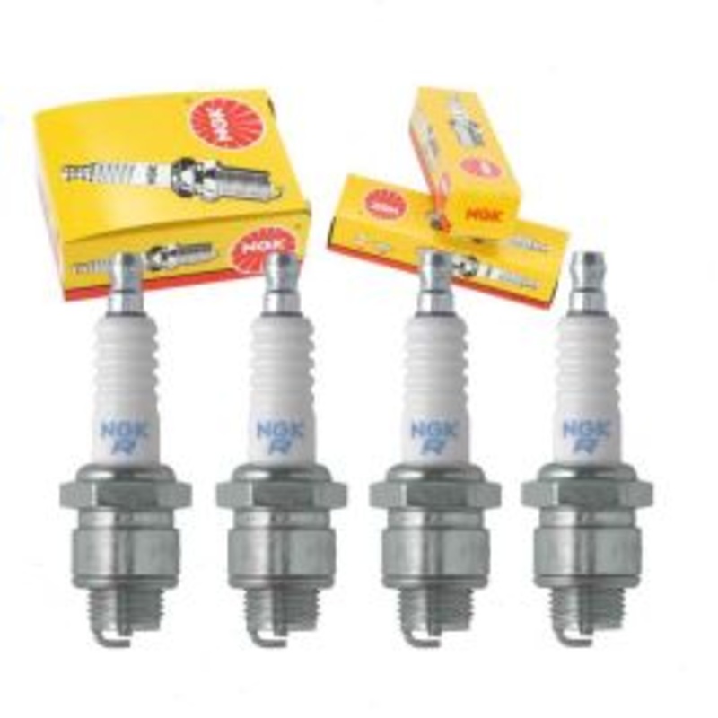 4 pc NGK Standard Spark Plugs for 1964-1966 Jeep FC170 2.2L L4