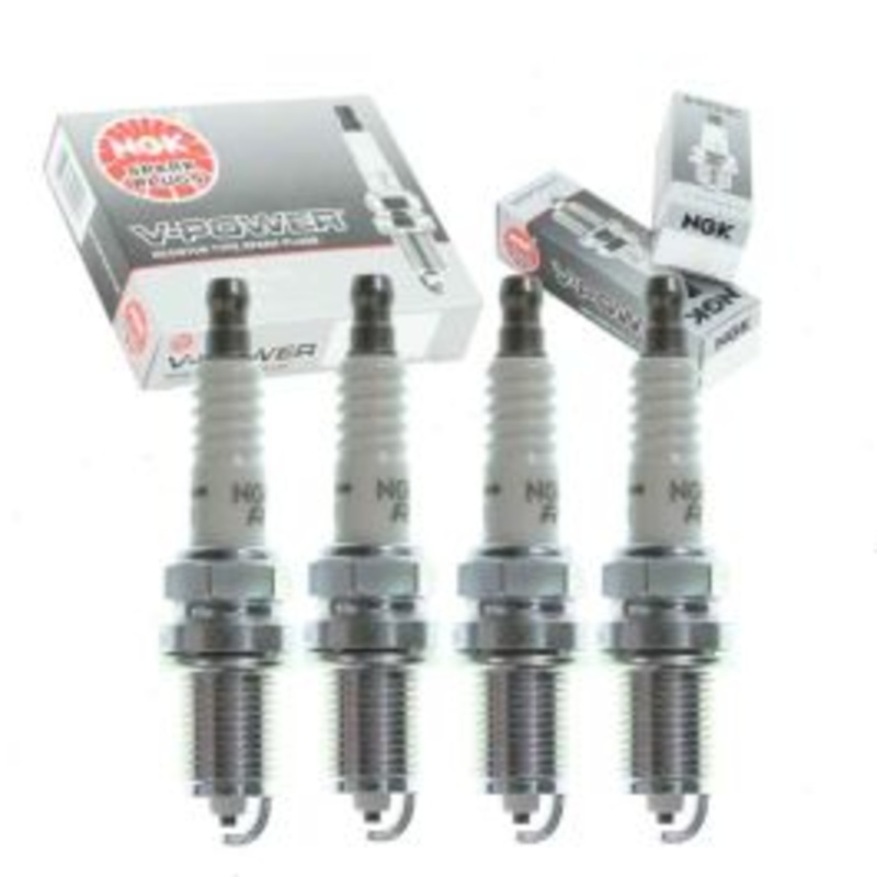 4 pc NGK V-Power Spark Plugs for 1988-1994 Buick Skylark 2.3L L4