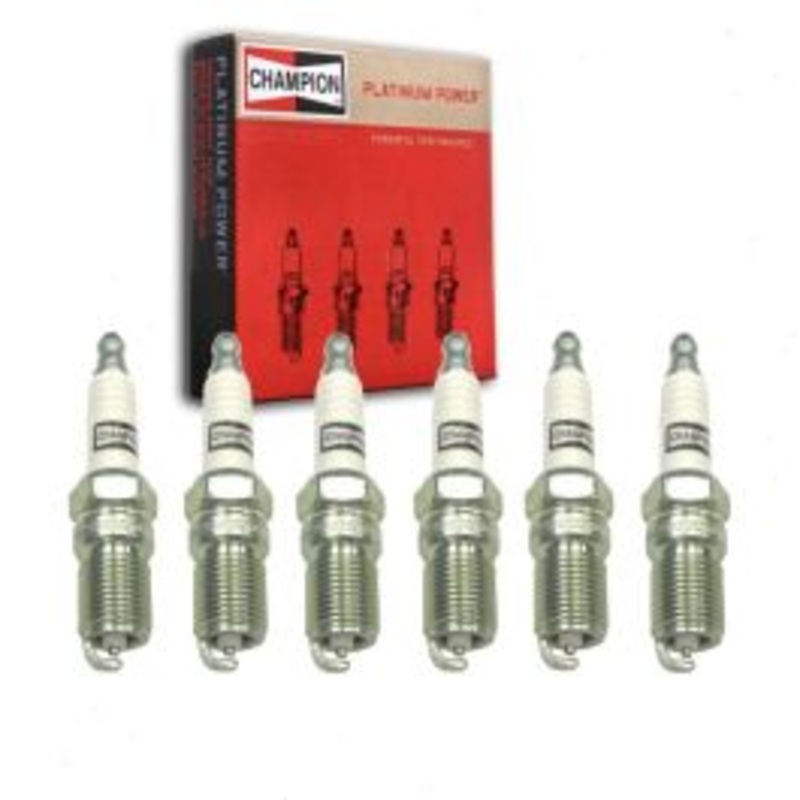 6 pc Champion Platinum Spark Plugs for 1995-2000 Ford Windstar 3.0L V6