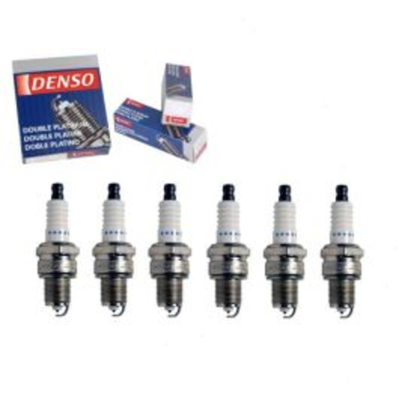 6 pc DENSO Double Platinum Spark Plugs for 1967-1969 Dodge Coronet 3.7L L6