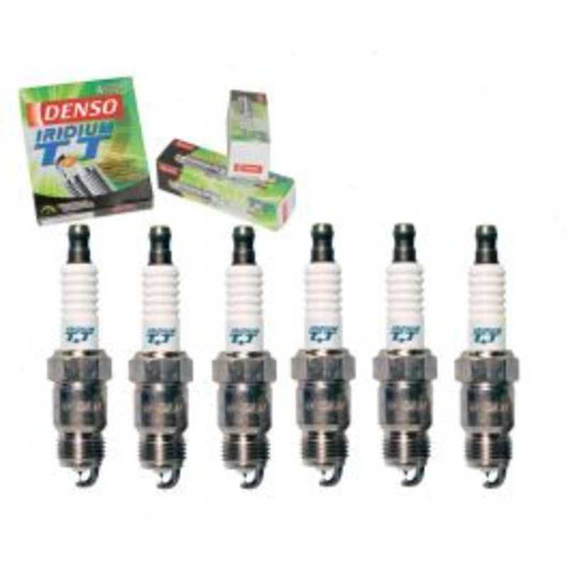6 pc DENSO Iridium TT Spark Plugs for 1975-1980 Dodge W200 3.7L L6