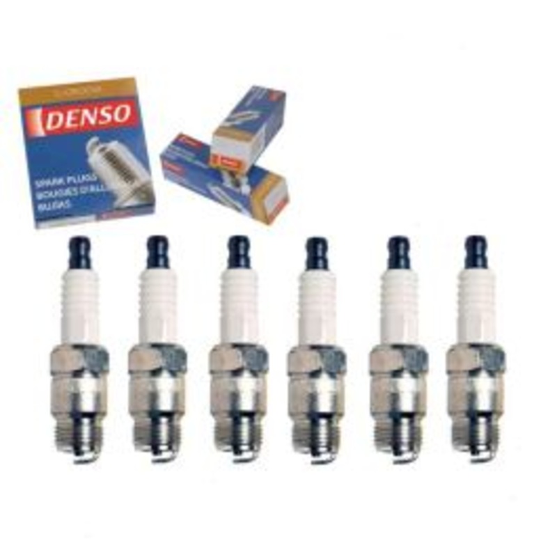 6 pc DENSO Standard U-Groove Spark Plugs for 1970-1974 Chevrolet Blazer 4.1L 4.8L L6