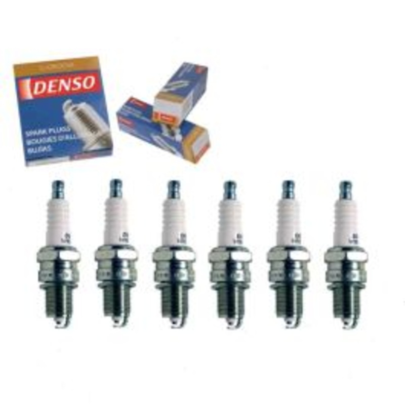 6 pc DENSO Standard U-Groove Spark Plugs for 1979-1986 Toyota Celica 2.6L 2.8L L6