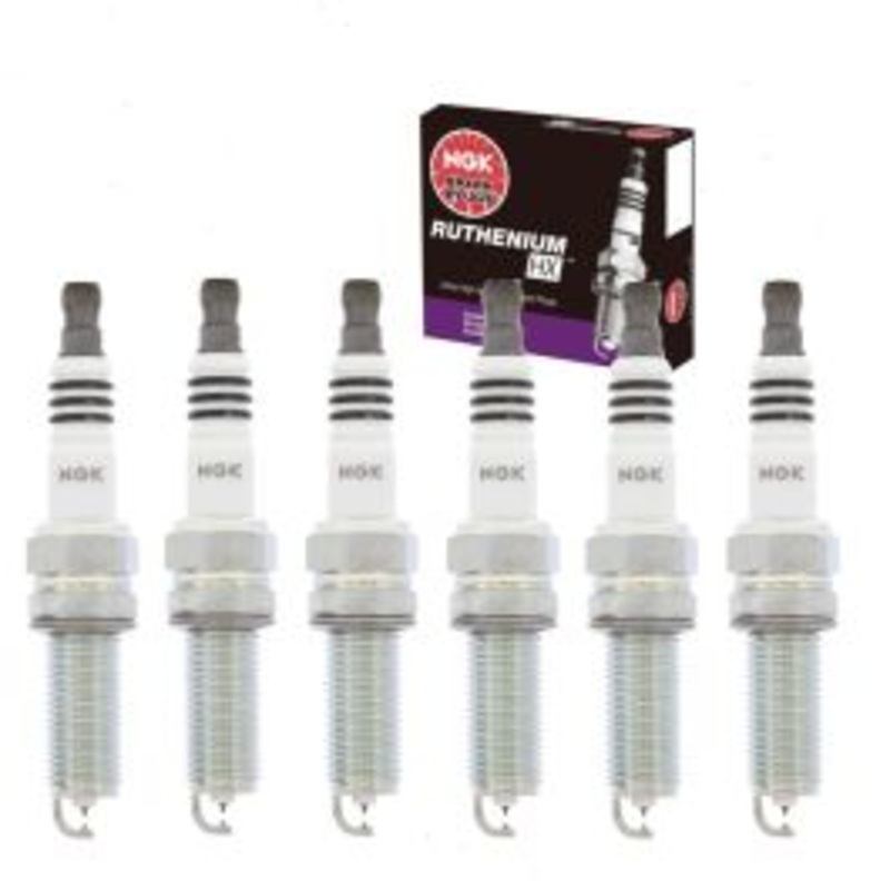 6 pc NGK Ruthenium HX Spark Plugs for 2009-2019 Honda Pilot 3.5L V6